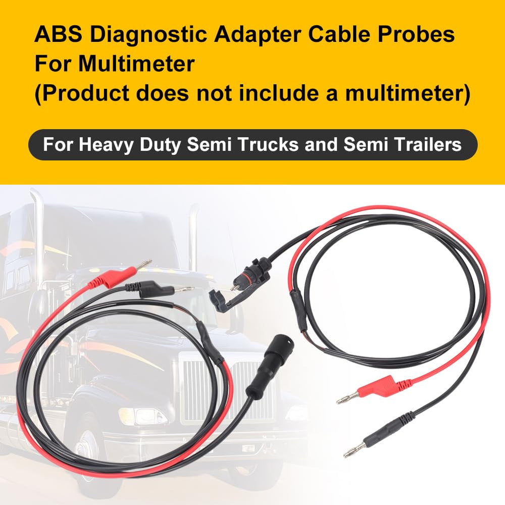 WIKIBB ABS diagnostic cable male connector offers durable, low-resistance test access.