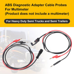 WIKIBB ABS diagnostic cable male connector offers durable, low-resistance test access.