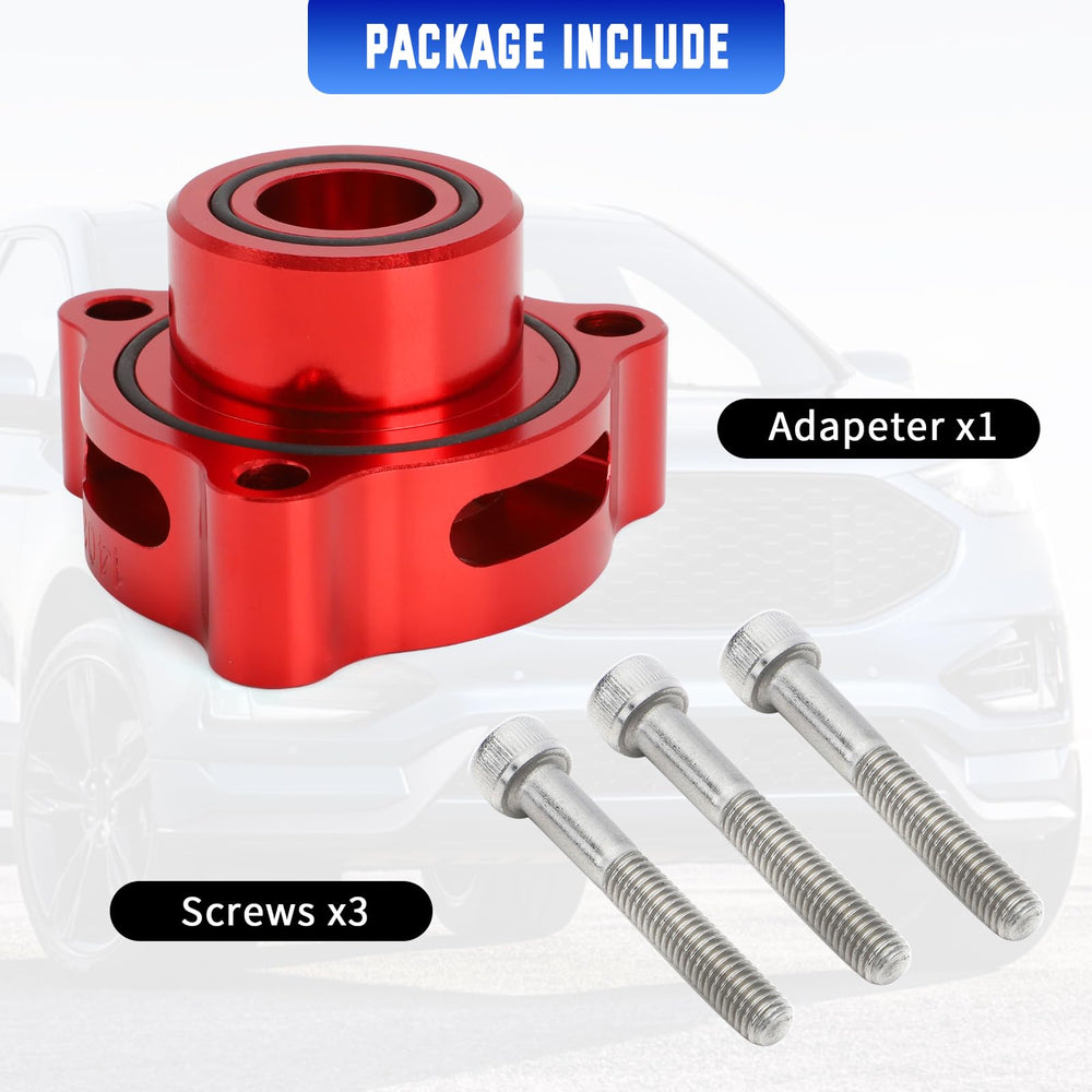 WIKIBB BOV adapter black anodized CNC finish resists wear.
