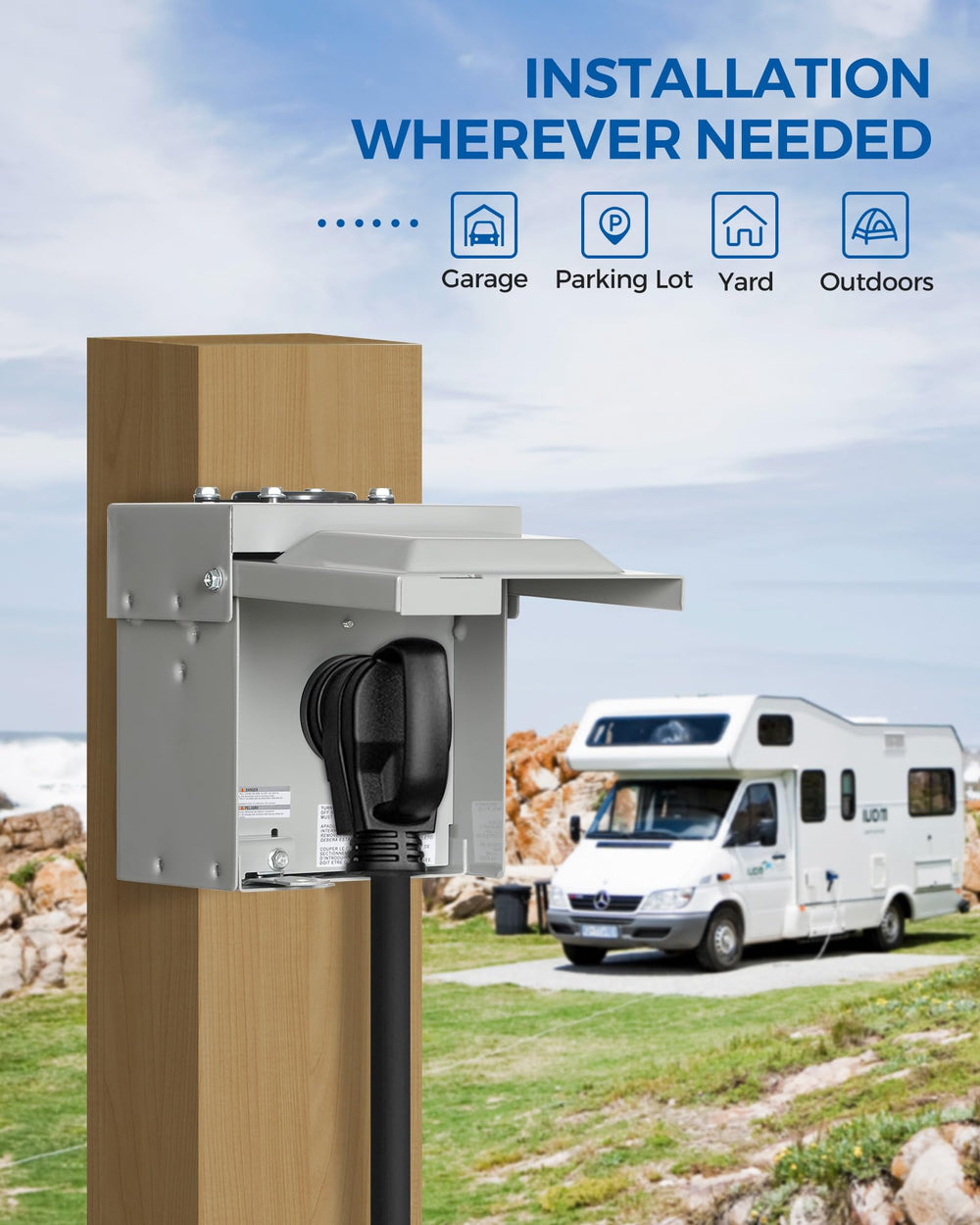 ETL-listed WILAWELS RV outlet box for safe daily use