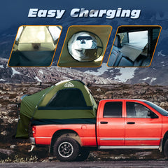 WildFinder truck bed tent color-coded poles simplify quick setup