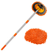 WillingHeart 47.5-inch car wash mop long handle for easy top surface cleaning