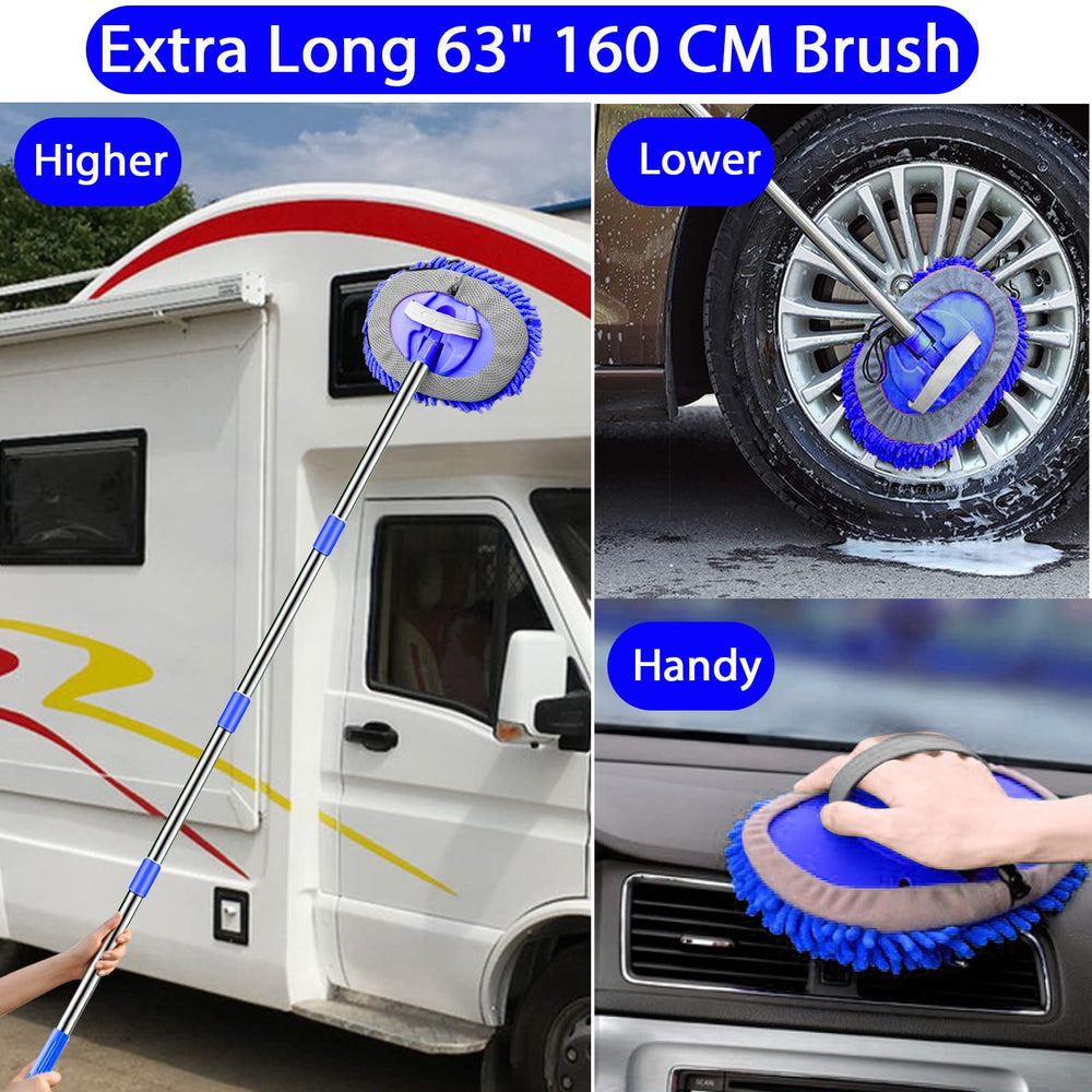 WillingHeart adjustable length enables easy washing from 18 to 63 inches.