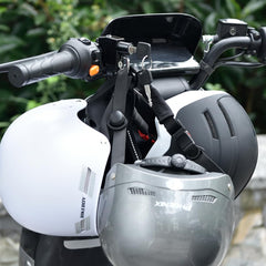 Anti-tamper design helps keep the helmet secure from prying attempts.