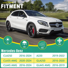 WINDSMILE 19in wiper blades on Mercedes A220 windshield improve streak-free performance.