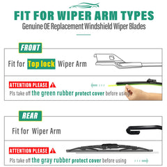 WINDSMILE all-weather wiper blades for UV and heat resistance and longer life.
