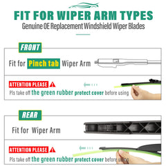 WINDSMILE easy-install wipers swap without tools or adapters.