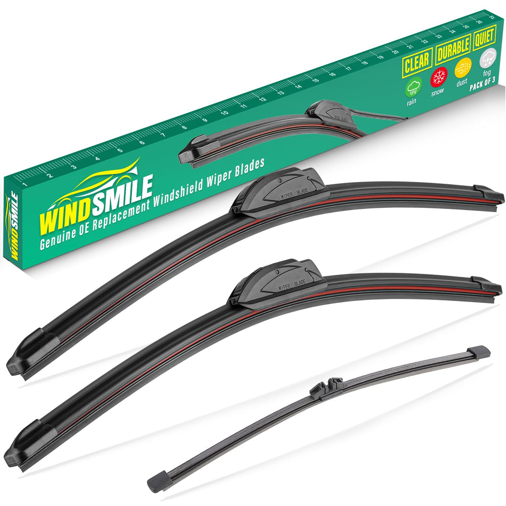 WINDSMILE Expedition front-wiper-22in blade for rain clarity