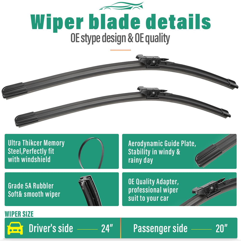 WINDSMILE Ford Escape 11-inch rear blade for reliable rear visibility