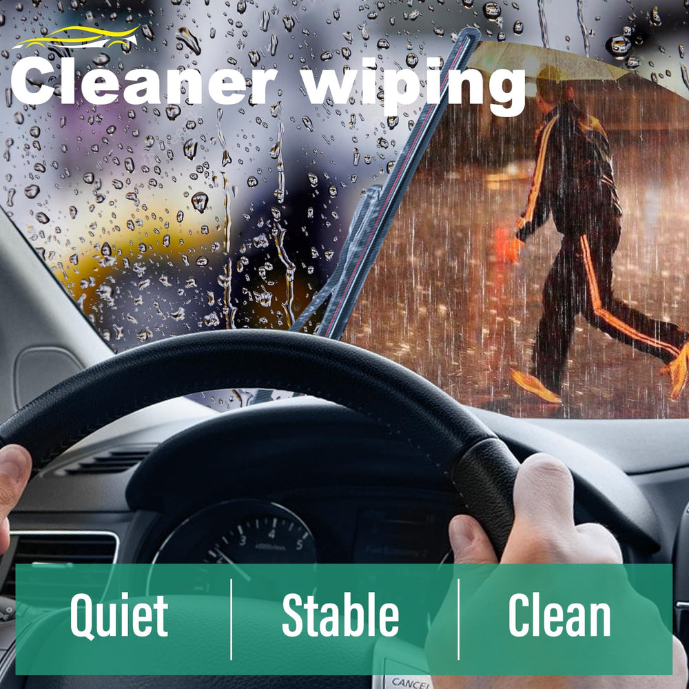 WINDSMILE aerodynamic front blades reduce wind lift for quieter operation