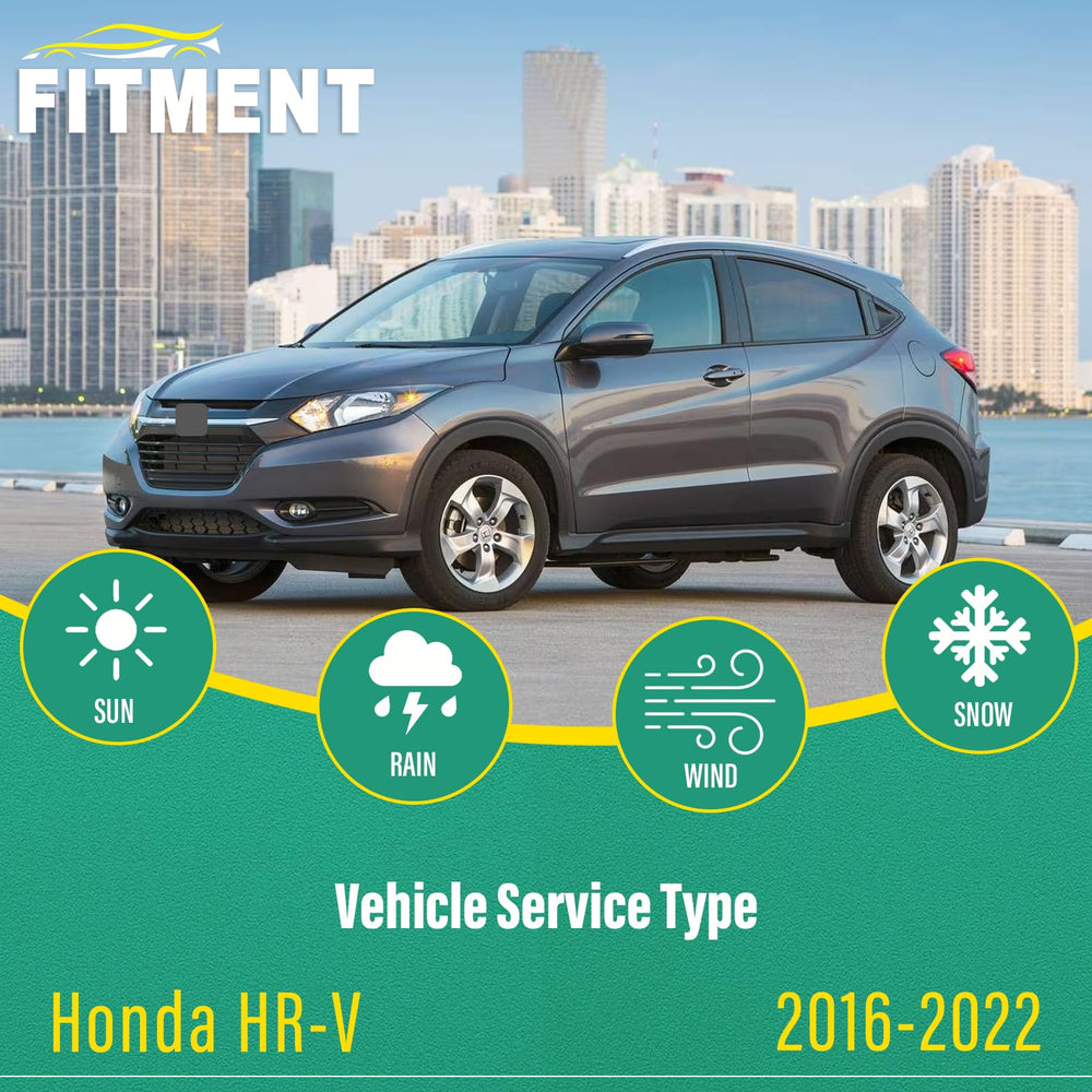 WINDSMILE 18-inch front blade fits Honda HR-V, providing streak-free wiping across a wide windshield.