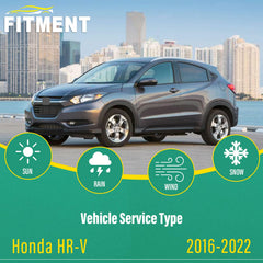 WINDSMILE 18-inch front blade fits Honda HR-V, providing streak-free wiping across a wide windshield.