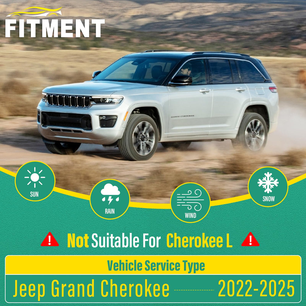 WINDSMILE Jeep Grand Cherokee 20-inch front wiper for clear windshield