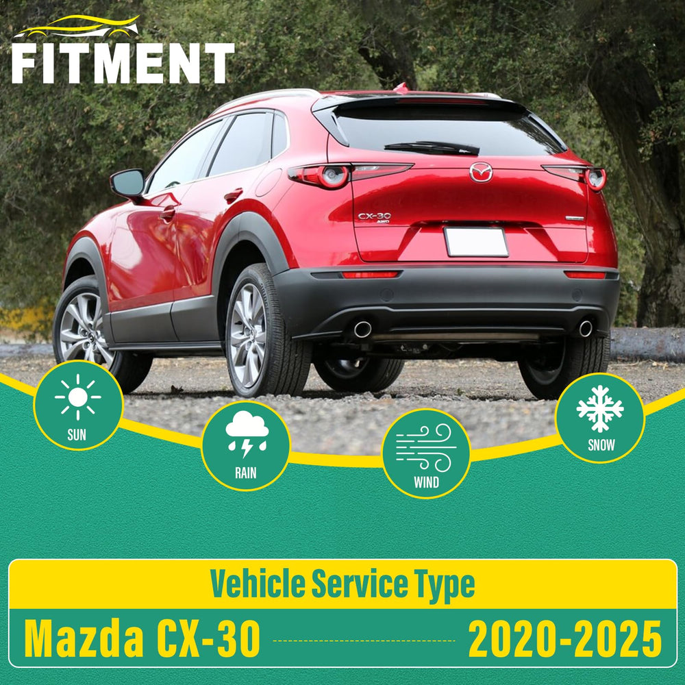 WINDSMILE 16-inch front wiper blade ensures streak-free wipes for CX-30.