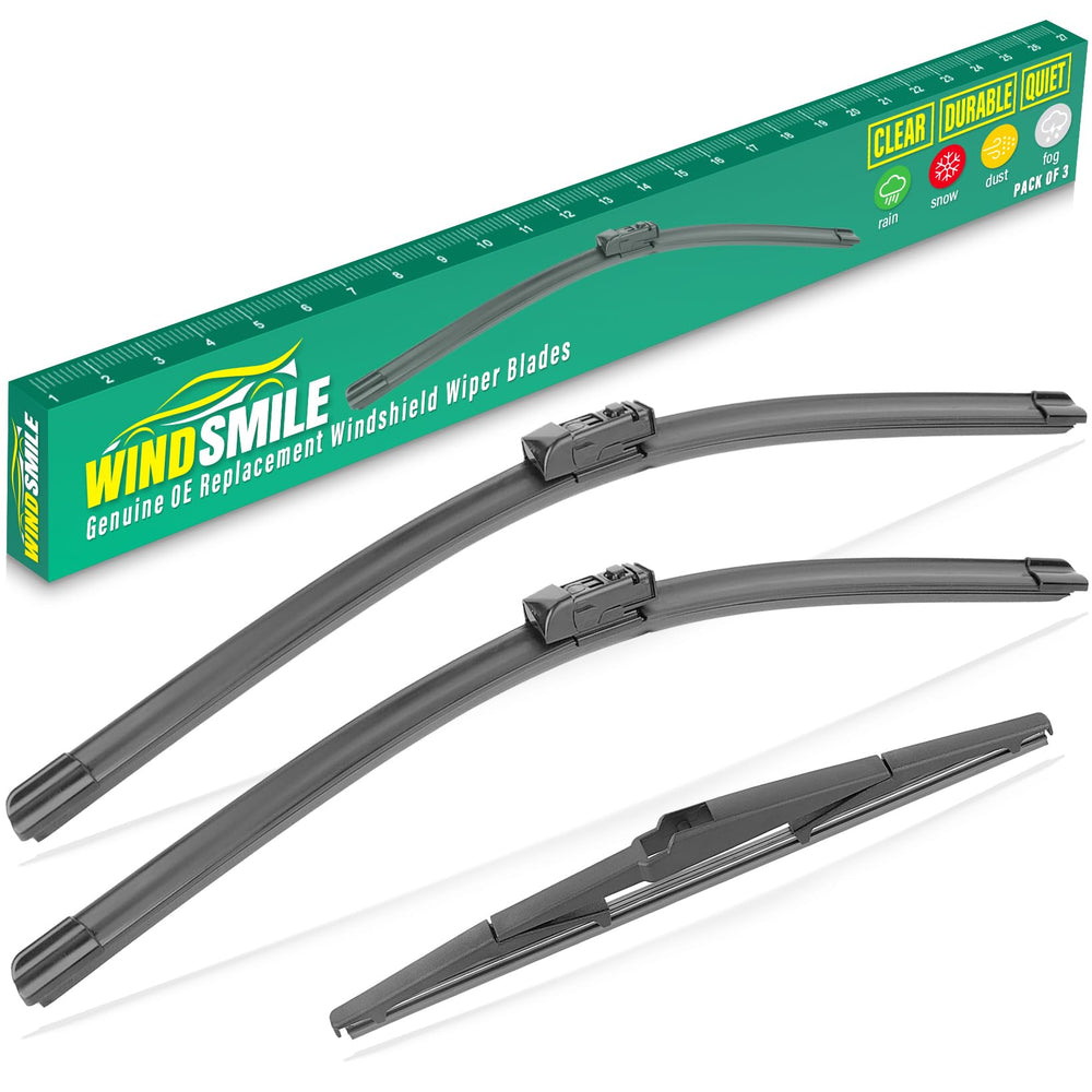 WINDSMILE Mazda CX-5 wiper blades packaging shows quick OEM replacement.