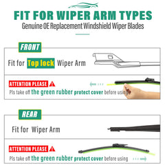 WINDSMILE Wind-resistant design maintains consistent contact for reliable wipes