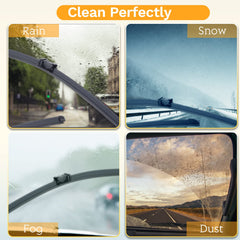 WINDSMILE packaged front wipers set for easy installation