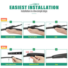WINDSMILE all-weather wipers resist UV and heat for longer life