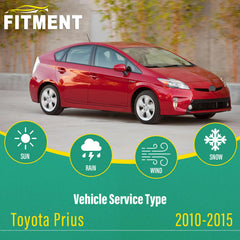WINDSMILE Prius 19-inch front wiper blade ensures streak-free windshield in wet weather.