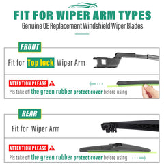WINDSMILE Trax wipers offer quiet operation with balanced contact.