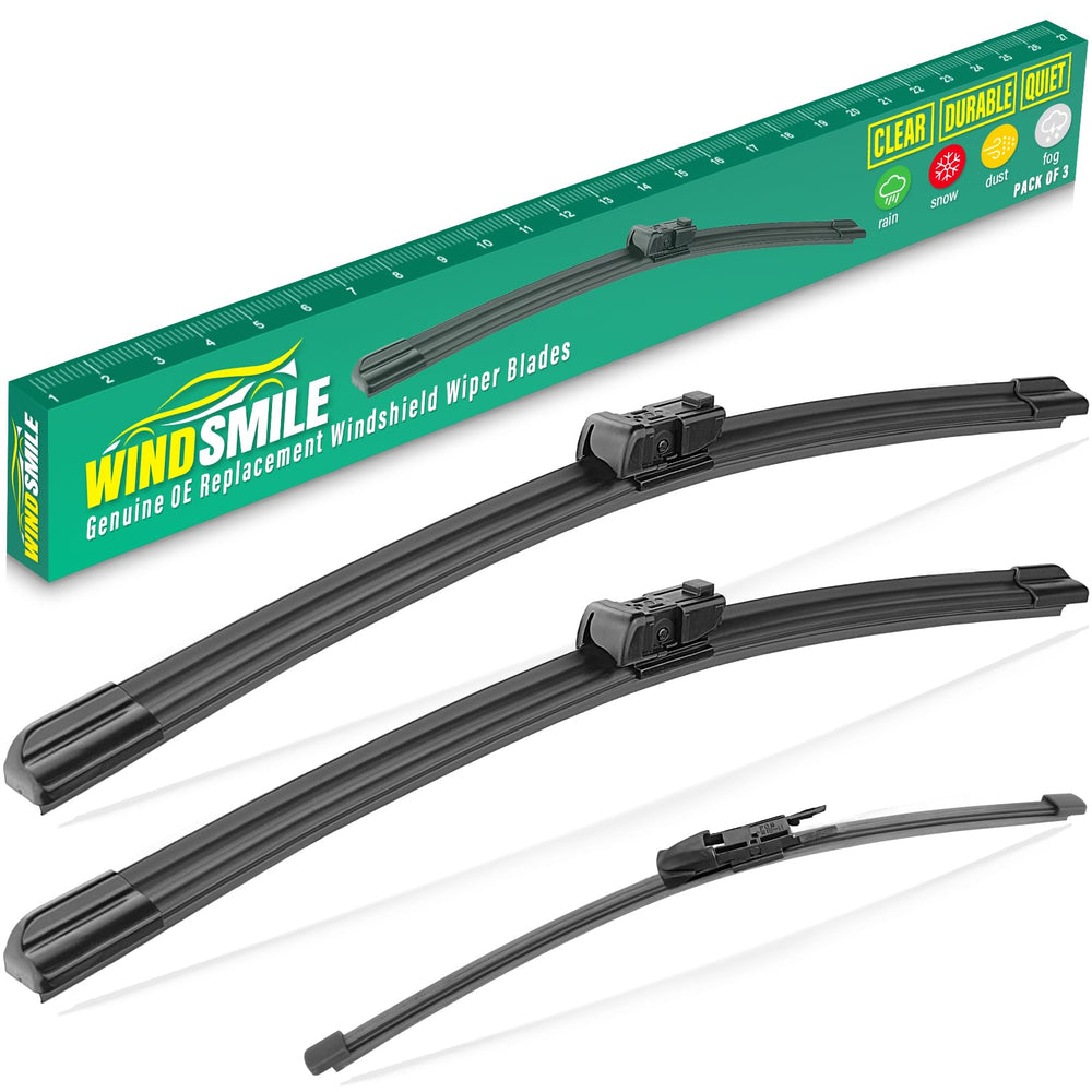 WINDSMILE Velar 26-inch front blade for clear visibility in rain