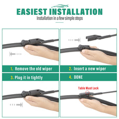 WINDSMILE wipers help reduce wind lift for a smoother driving experience