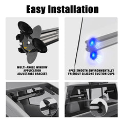 WINECO emergency strobe bar IP67 waterproof for all-weather use.