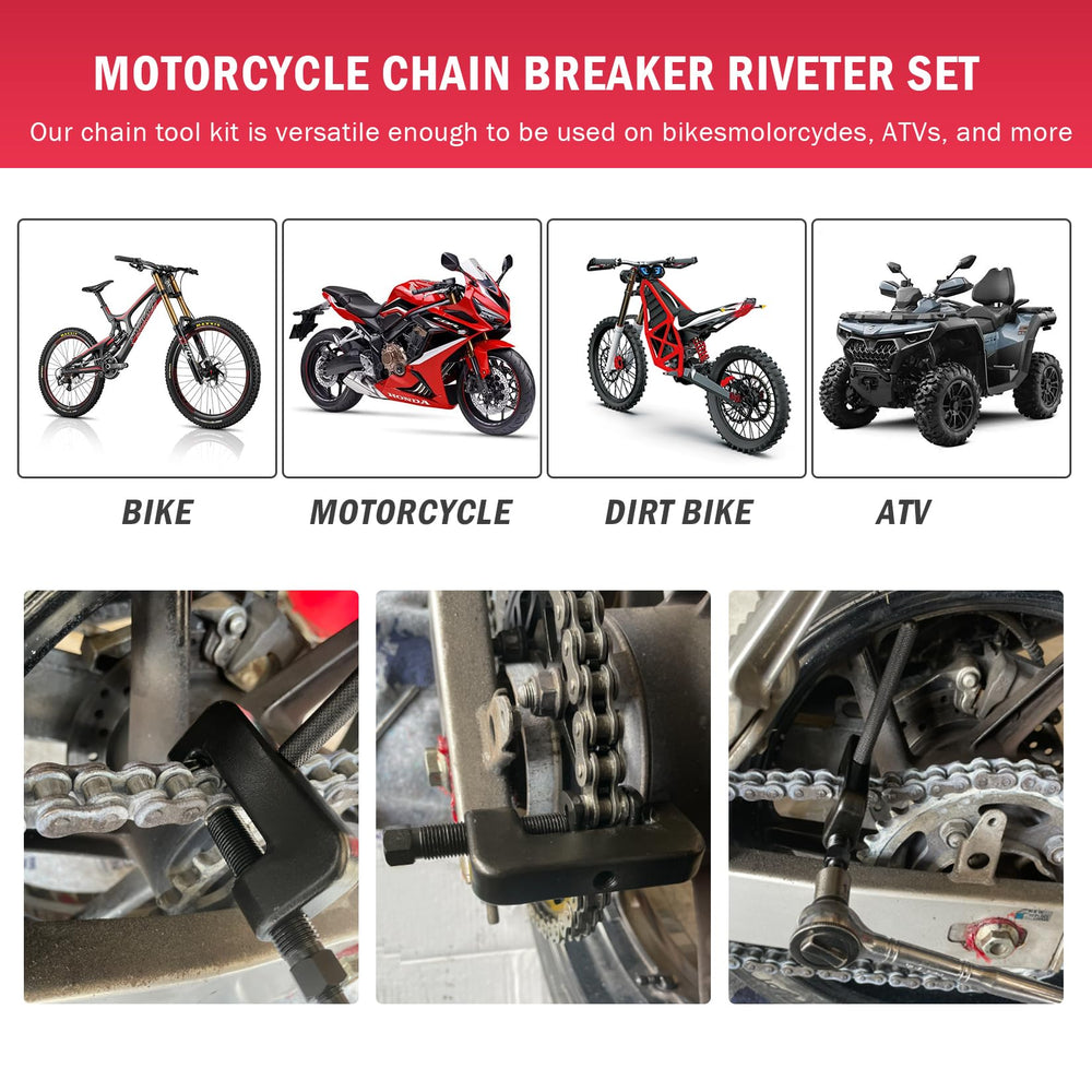 WINMAX chain breaker tool kit press plates ensure consistent results
