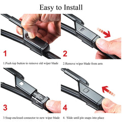 WINNERS beam blade technology delivers quieter, streak-free wiping