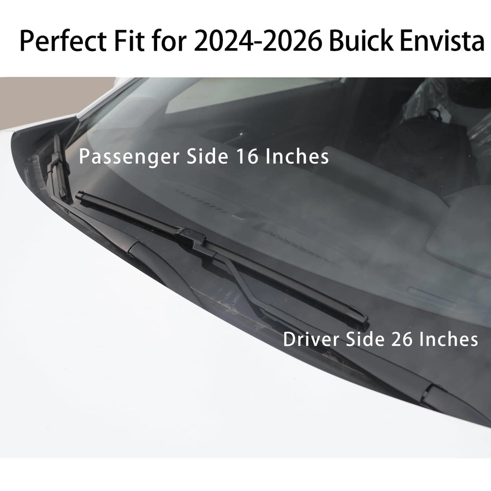 WINNERS Envista curved frameless design minimizes streaks at highway speeds