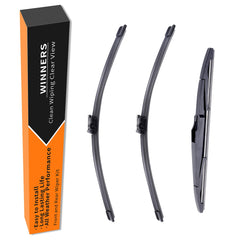 WINNERS Trailblazer 24-front blade for clean all-season visibility.