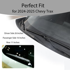 WINNERS Trax front-right wiper blade close-up highlights OEM-fit