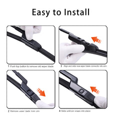 WINNERS Trax rear wiper blade close-up for rear window clarity