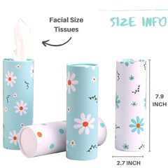 Winoo Design round tissue cylinder adds chic decor while keeping tissues handy