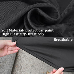 Reinforced security hooks keep the cover securely in place indoors