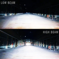 WinPower D1S night road view demonstrating enhanced visibility and road edge clarity