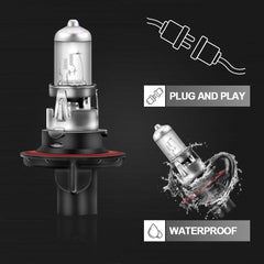 WinPower H13 beam pattern delivers a sharp edge view of the road.