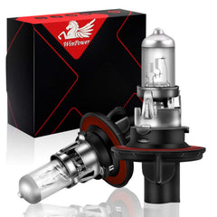 WinPower H13 bulb 4300K bright white for nighttime visibility.