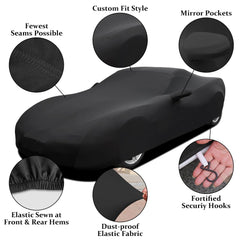 WinPower indoor car cover shields against dust and paint fade in garages