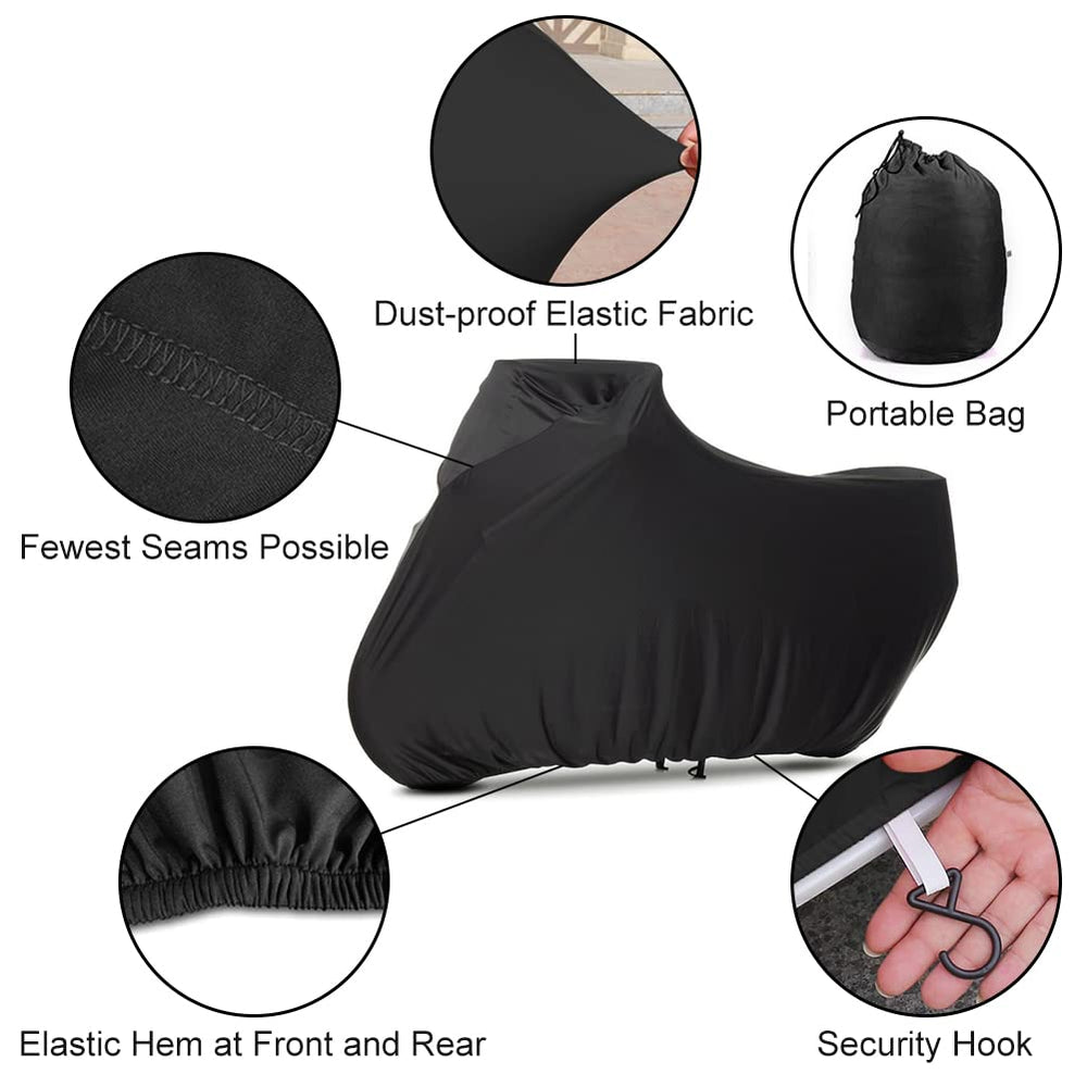 WinPower stretch fabric demonstrates easy elasticity for different bike shapes.