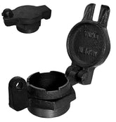 WINTOWIN 2in flip-top vented cap, top view shows durable lock and seal for diesel tanks.