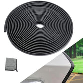 Winunite edge guard 10m black along the door edge protects from parking lot dings.