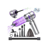 WINWEND car vacuum demonstrating 22000Pa high power for deep cleaning.