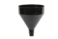 Close up of the WirthCo Funnel King spout showing controlled pouring.
