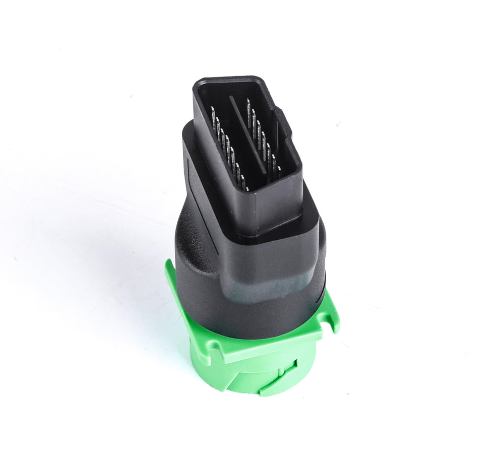 WISDOMHOOD Type 2 green 9pin female port provides safe J1939 connection