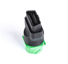 WISDOMHOOD Type 2 green 9pin female port provides safe J1939 connection