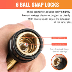 Wisscool die-cast body with thick O-rings delivers hermetic seals