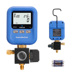WISSCOOL digital gauge with a backlit LCD display for clear readings.