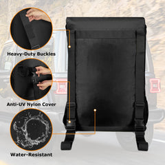 WITSTEP spare tire bag bottom drainage holes prevent moisture buildup