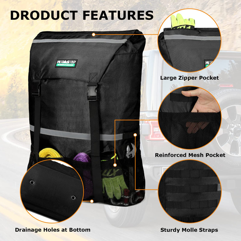 WITSTEP bag features reflective strips for night visibility